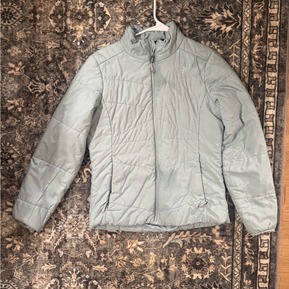 The North Face Women's Light Blue Insulated Puffer Jacket